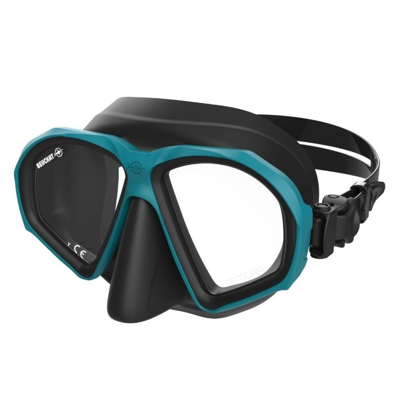 Tuba & masque de Plongée en verre renforcé pour Snorkeling
