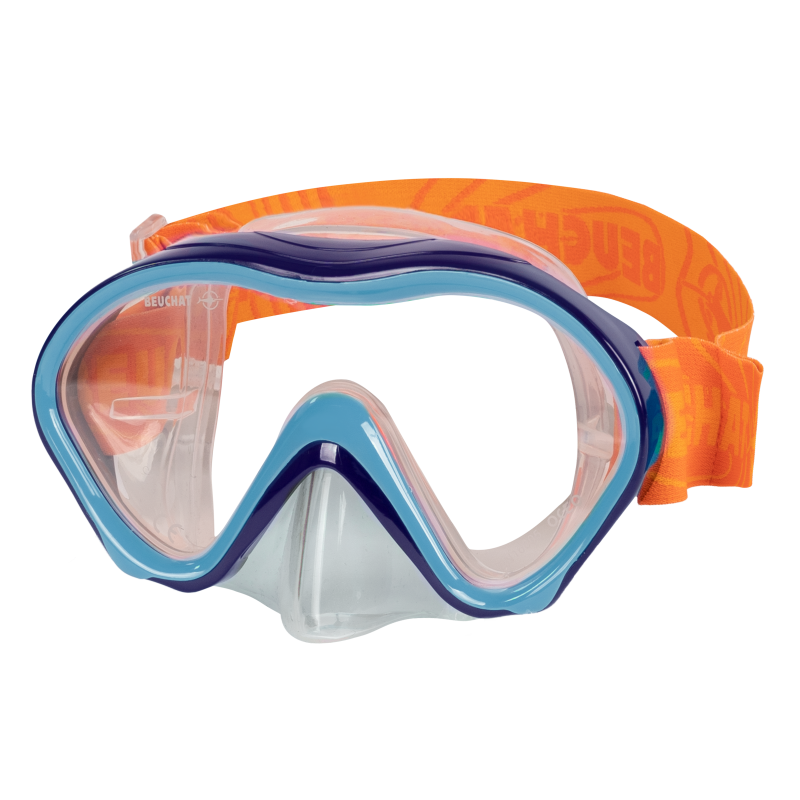 Kit de plongée Masque et Tuba tout silicone adulte Beuchat - orange    - Shopping et Courses en ligne, livrés à domicile ou au bureau,  7j/7 à la Réunion