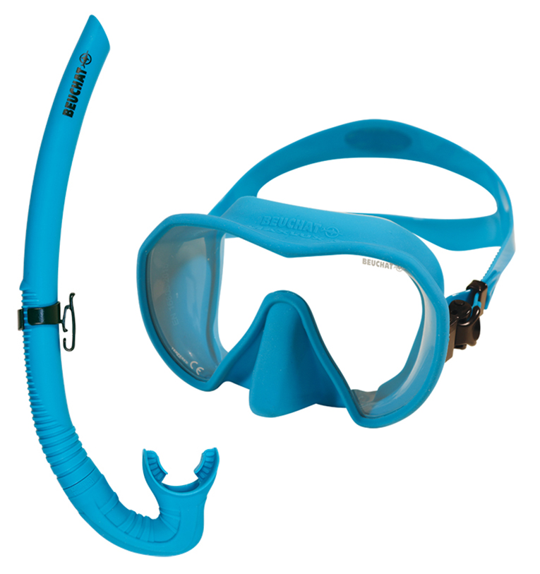 Tuba & masque de Plongée en verre renforcé pour Snorkeling, Masques / Tubas